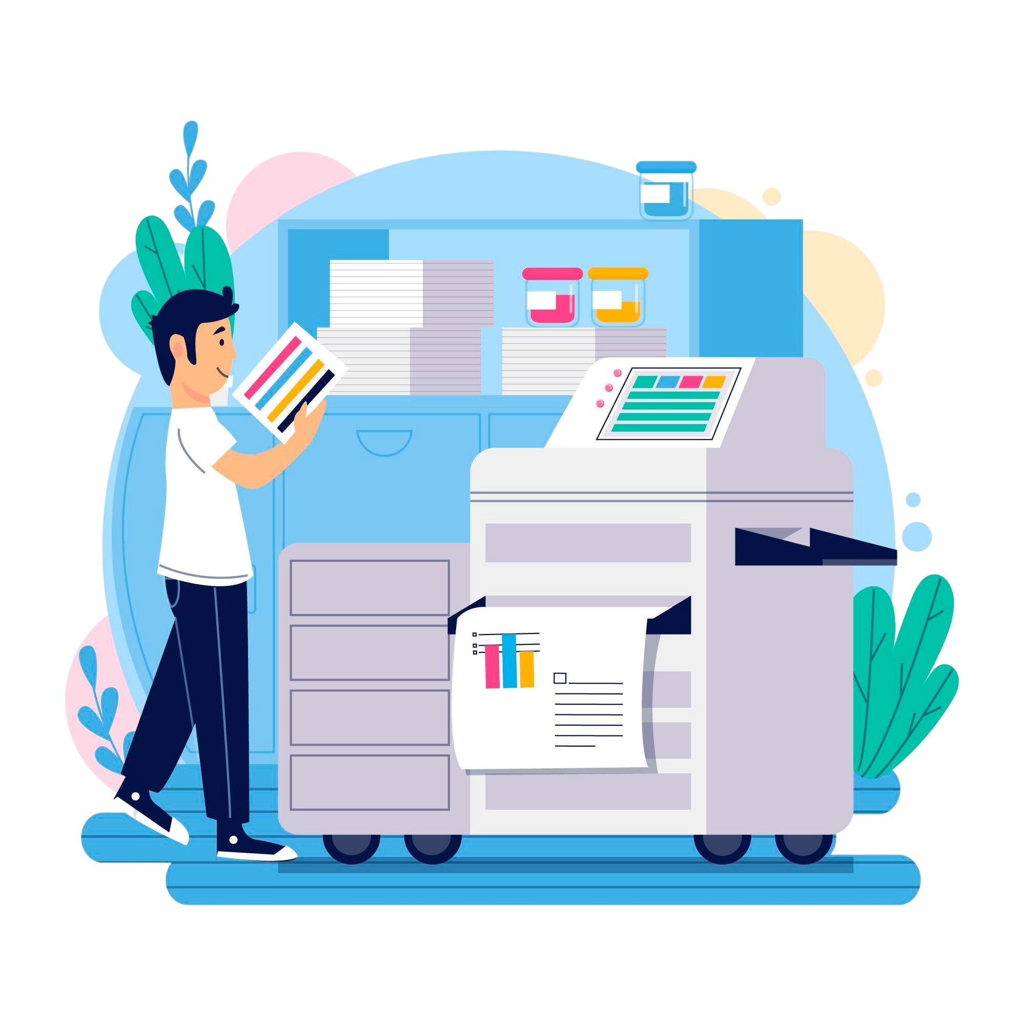 Fast and Seamless printing on client